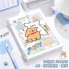 Cuaderno de Hojas Sueltas A5 Espesado con Dibujo de Cachorro B5 Cuaderno de Espiral de Alto Valor Lindo Nicho Cuaderno Desmontable para Estudiantes