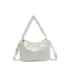 Nuevo Estilo Otoño e Invierno Bolso de Algodón Perlado para la Axila para Mujer, Bolso de Hombro Casual, Estilo Coreano, Aspecto de Alta Calidad, Moderno, Bolso de Algodón Ligero para Mujer