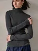 [Oferta Especial de Nuevo Producto] Suéter 100% Lana de Oveja, Suéter de Capa Base de Alta Gama, Ajuste Ceñido y Top Versátil para Otoño e Invierno, Prendas de Punto para el Trabajo