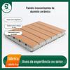 Placa de absorção de som de alumínio cerâmico, furo perfurado, placa de redução de ruído, decoração de parede de sala de conferência interna, placa de isolamento acústico, fabricantes de placa de fenda, atacado