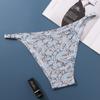 Comércio exterior transfronteiriço peça única respirável estampa sem costura sexy calcinha fio dental feminina fabricantes atacado