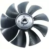 Partes de compresor de aire sin aceite: aspas de ventilador de plástico, cubierta del ventilador, carcasa y cubierta trasera