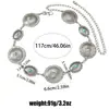Amazon Corrente de Cintura Corrente Corporal Acessórios Femininos Decorativos Vestido Estilo Étnico Boêmio Corrente de Metal Cinto