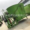 Mezclador TMR de paja de maíz preparación de pasto granja de ganado Mezclador 5 cuadrado doble eje eléctrico verde almacenamiento mezclador