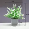 Punto Nuevo Bonsái Plantas de Decoración para el Hogar Pequeños Adornos Flores Artificiales Plantas Verdes Plantas en Maceta Flores Artificiales Fábrica Venta al Por Mayor