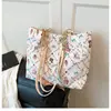 Bolsa de Hombro con Estampado de Dibujos Animados Linda y Dulce Bolso de Mano Grande de Verano Nuevo para el Trabajo Bolso Tote Casual con Cadena