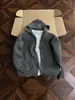 Chaqueta de Punto con Capucha Gris Oscuro para Hombre, Cárdigan Suéter Retro Americano de Otoño e Invierno, Top Casual Perezoso y de Alta Gama
