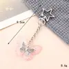 Nuevo llavero con lazo acrílico, colgante con personalidad, colgante para bolso, funda para auriculares, cadena, joyería