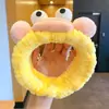 Versión Coreana Dibujo Animado Boca de Salchicha Divertida Diadema Celebridad de Internet Linda Maquillaje Lavado de Cara Cinta para el Cabello Estilo Princesa Aro para el Cabello Lavado de Cara para Mujeres