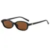 Gafas de Sol Estilo Americano Retro Estilo Chica Popular Gafas de Sol Ovaladas Estilo Old Money Sensación de Alta Gama Protección UV Gafas de Sol para Mujer