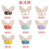 Moda Fresco Micro-incrustado perla color caramelo mariposa aleación accesorios joyería dulce accesorios para el cabello de niños pasador accesorios