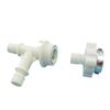 Separador de agua para grifo conector uno en dos uno en dos salidas adaptador de tubería de entrada de agua de tres vías válvula desviadora para lavadora