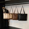 Bolso Tote de Moda con Texto 2024 Nuevo Comercio Exterior Retro Combinable Portátil Gran Capacidad Hombro Viajero Axila