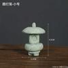 Pedra de areia verde Zen Estátua de Buda Wei do Norte Pequenos ornamentos Chá chinês criativo Pet Bonsai Micro Paisagem Escultura em pedra Decoração de aquário