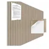 Tablero de fieltro de rayas verticales 24 horas personalizado absorbente de sonido e insonorizante adhesivo de pared fibra de poliéster fondo tablero de anuncios tablero absorbente de sonido