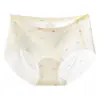 Ropa Interior Hongxuan Ultrafina Sin Costuras Piel de Hielo 2026 Verano Fresca y Linda Braguitas Florales para Niña