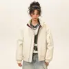 Chaqueta de Vuelo Americana Abrigo de Algodón Chaqueta para Hombre y Mujer 2025 Invierno Nuevo Engrosada Ropa de Trabajo Chaqueta de Algodón Top de Algodón de Béisbol