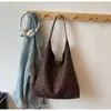 Comércio Exterior Chique Retro Estampa de Leopardo Bolsa Mãe e Filho Feminina Nova Moda Casual Bolsa Tote Grande Capacidade Bolsa de Ombro de Nicho
