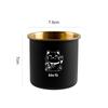 Cenicero Coreano de Acero Inoxidable con Forma de Embudo, Cenicero Creativo Personalizado, Cenicero a Prueba de Viento para Coche, Logo Personalizable