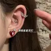 Cure ángel dulce amor genial resina aretes de corazón combinables alas de ángel aretes de acero de titanio damas nuevo