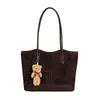 Bolsa Tote Grande de Gran Capacidad para Mujer Estilo Fresco 2026 Nueva Simple Cuadros Versátil para Viajar al Trabajo Hombro Axila Transversal