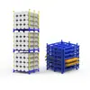 En Stock Al por Mayor Estanterías Apilables de Tubo Redondo de Seis Columnas Almacenamiento en Frío Estanterías Tipo Tubo para Tejidos Textiles Palets