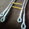 Escalera de Escape, Escalera Aislante Antideslizante de Resina, Escalera de Cuerda Lista para Usar, Escalera Blanda de Escalada, Escalera de Cuerda de Escape para el Hogar