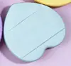 Puff de pulgar love al por mayor de cuero para cojín de aire de uso dual húmedo y seco maquillaje mini puff pequeño puntiagudo para pulgar