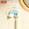 Soporte de Cepillo de Dientes Adhesivo de Dibujos Animados Nube Arcoíris al por Mayor en Stock del Fabricante, Estante de Almacenamiento de Cepillos de Dientes de Alta Calidad Montado en la Pared sin Taladro