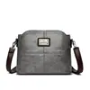 Bolso de Mujer Nueva Versión Coreana Pu de un Solo Hombro Cruzado Bolso para Mamá Simple Versátil Patchwork Bolso para Mamá de Mediana Edad Venta al por Mayor