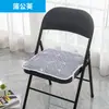 Tela Cuatro Estaciones Antideslizante Cojín de Respaldo para Silla Cubierta de Respaldo Correa Fija Delgada Plegable Respaldo de Silla Cojín de Silla