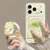 Funda Magnética para Teléfono de Bob Esponja Compatible con Nuevo iPhone 17promax 16 Texto 15 Manzana Verde 13 Funda