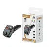 Nuevo C6P Bluetooth para Coche Mp3 Llamada Manos Libres con Mando a Distancia Transmisor Fm Cargador de Coche Bluetooth 3A Fuente de Fábrica