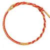 Pulsera Roja de Hilo Estilo Lujo para el Año del Caballo, Pulsera Ajustable Hecha a Mano con Cuentas para Mujer, Año del Caballo 2026
