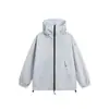 Yidao Vintage 2026 Primavera Nuevo Chaqueta con Capucha Transpirable para Exteriores Protección Solar para Hombre Estilo Americano Tendencia Deportiva Abrigo Holgado