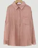 Camisa de protección solar de manga larga color helado de verano chic coreano, camisa ligera para mujer