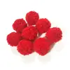 Jialin 1.5cm Bola de Pelo de Peluche Bola de Pelo de Perro Ropa Bufanda Pendientes Joyería diy Accesorios de Bola de Pelo de Cachemira