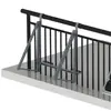 Soporte de trípode de aluminio con agujero rayado Soporte para balcón fotovoltaico Kit de soporte para panel solar