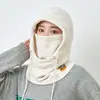 Deportes de Invierno al Aire Libre Esquí Resistente al Viento A prueba de Frío Cubrecabezas Máscara para Montar en Bicicleta Eléctrica Cubre Rostro de Felpa Cubrecabezas Cálido