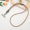 Cordón de cuero de 6 mm para teléfono móvil, bandolera, para colgar en el cuello, resistente y duradero, correa de cámara de alta gama, antipérdida.