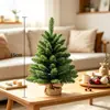 Árbol de Navidad Artificial de PVC Transfronterizo Mini Árbol de Escritorio Decoraciones Navideñas Adornos Navideños Suministros Navideños
