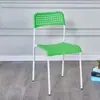 Silla de Plástico para Hogar de Estudiantes, Silla de Comedor, Taburete para Adultos, Silla de Oficina, Silla Simple con Respaldo, Silla Cómoda para Computadora, Taburete de Entrenamiento
