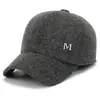 Gorra de Béisbol de Invierno para Hombre con Forro de Terciopelo Grueso, Protección para los Oídos, Cálida, Pico de Pato, para Hombres de Mediana Edad y Mayores, Papá, Protección contra el Frío al Aire Libre, Gorro de Algodón