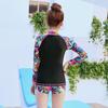 Traje de Neopreno para Mujer Traje de Baño de Manga Larga Dividido Traje para Surf y Snorkel Repelente al Agua Traje para Madre Ropa Deportiva para Yoga Traje de Cuerpo Completo