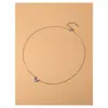 Set de Pendientes y Collar de Cobre Perlado Brillante, Forma de Corazón, No se Desvanece, Joyería de Lujo Ligero de Alta Gama para Mujer, Venta al por Mayor Transfronteriza