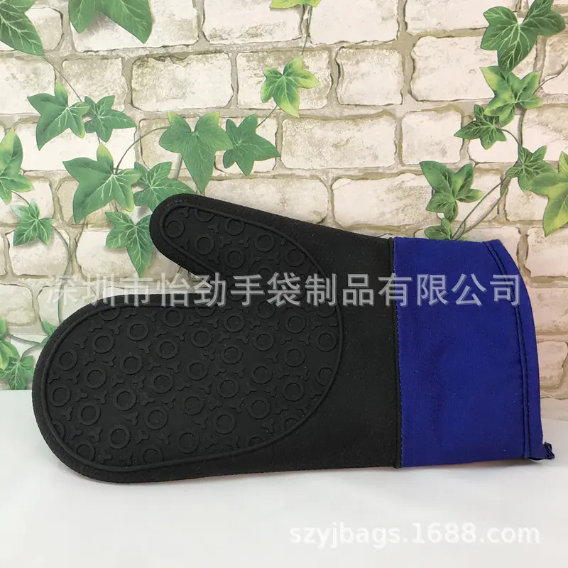 单面锏棉硅胶手套