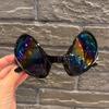 Gafas de Sol Ojo de Gato Y2K Transfronterizas del Mismo Estilo para Mujer, Gafas de Sol Gm de Gama Alta, Montura de Gafas Anti-UV Nueva