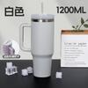 Nuevo Vaso para Coche de Segunda Generación de 40 oz Vaso de Aislamiento Térmico de Acero Inoxidable con Asa Vaso con Pajita Vaso Portátil para Exterior para Coche