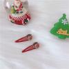 Horquilla festiva de Navidad de muñeco de nieve alce, caricatura linda, clip lateral para flequillo, clip BB, horquilla para niños, accesorios decorativos para el cabello