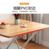 Mesa Plegable para Uso en Casa, Mesa de Comedor para Apartamento Pequeño, Mesa de Comedor para Casa de Alquiler, Mesa Pequeña para Puesto Exterior, Portátil
